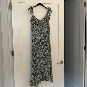 Reformation Nikita NWT Green Floral Dress